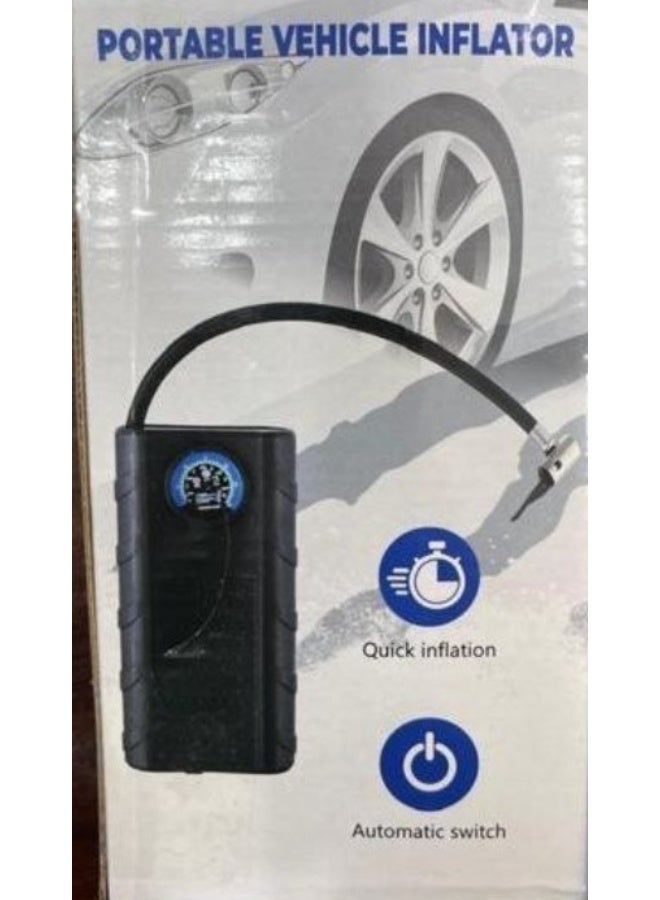 مضخة هواء محمولة للسيارة – مضخة إطارات المركبة، شاشة رقمية، ضخ سريع، مدمجة وخفيفة الوزن، إيقاف تلقائي - Image 2